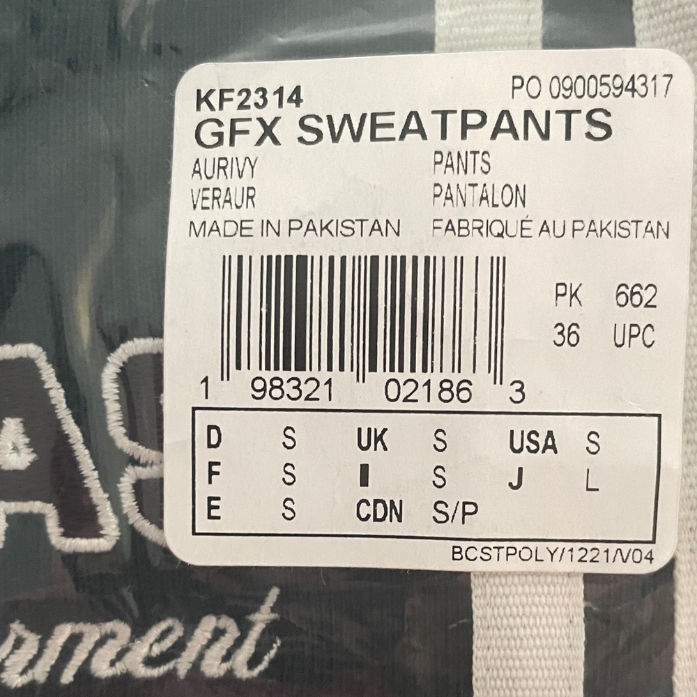 ADIDAS ORIGINALS ATHL DEPT LOOSE GRAPHIC
SWEAT WOMENS PANTS SMALL - Picture 7 of 9